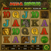 Spinanga - Mega Moolah Slot Game - Microgaming